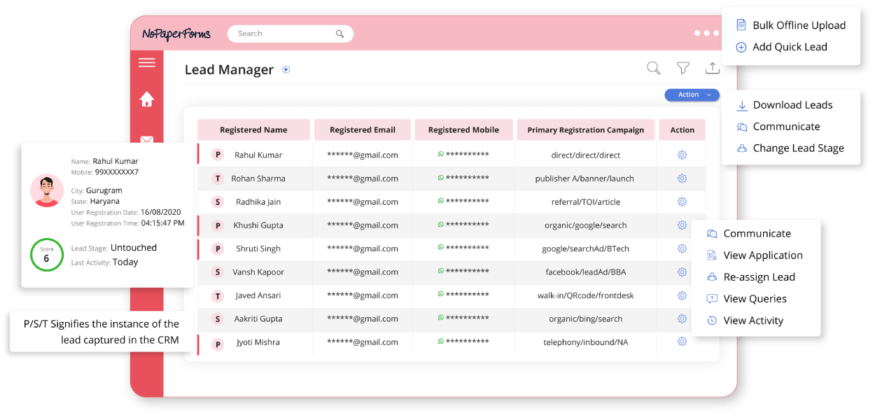 Lead Management System Software: Education CRM for Lead Management
