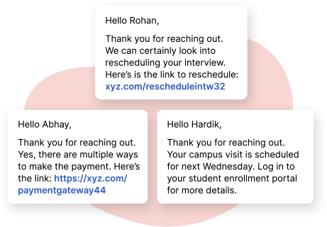 Ready-to-use conversation templates