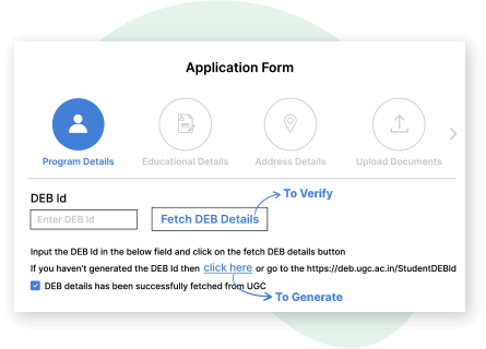 Real-time DEB Id verification