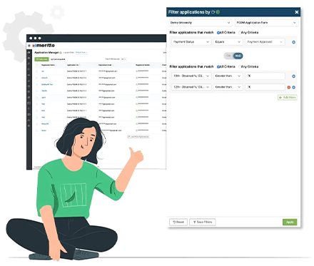 Filter and find the right applicants instantly