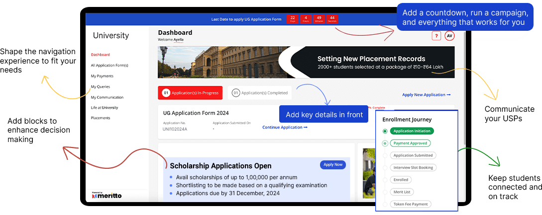 Simplify the Admissions Journey