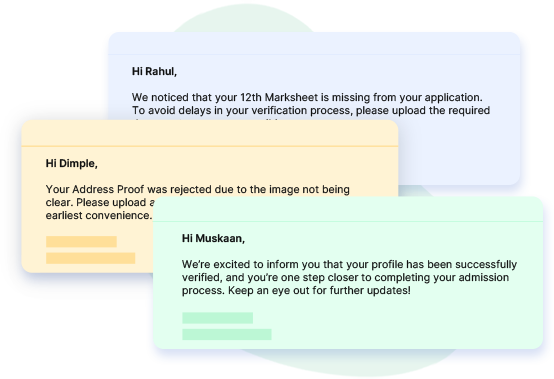 Integrated custom communication templates