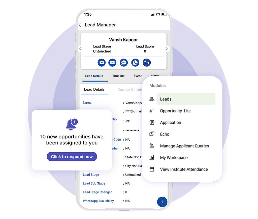Manage enrollments on the go