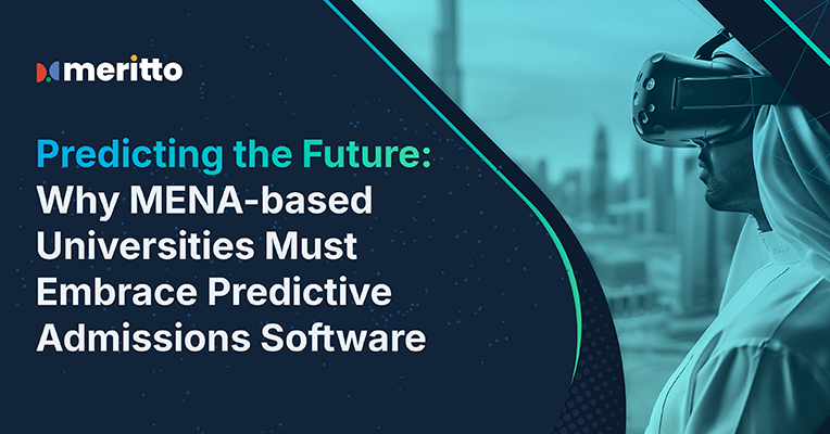 A data-driven dashboard showcasing predictive analytics for student admissions, helping universities in MENA optimize recruitment strategies.
