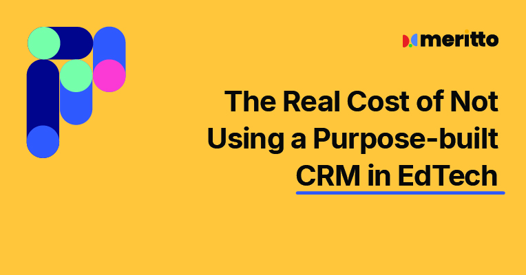 A dynamic visual representation showcasing the transformative impact of Meritto's purpose-built CRM in streamlining EdTech enrollment processes.