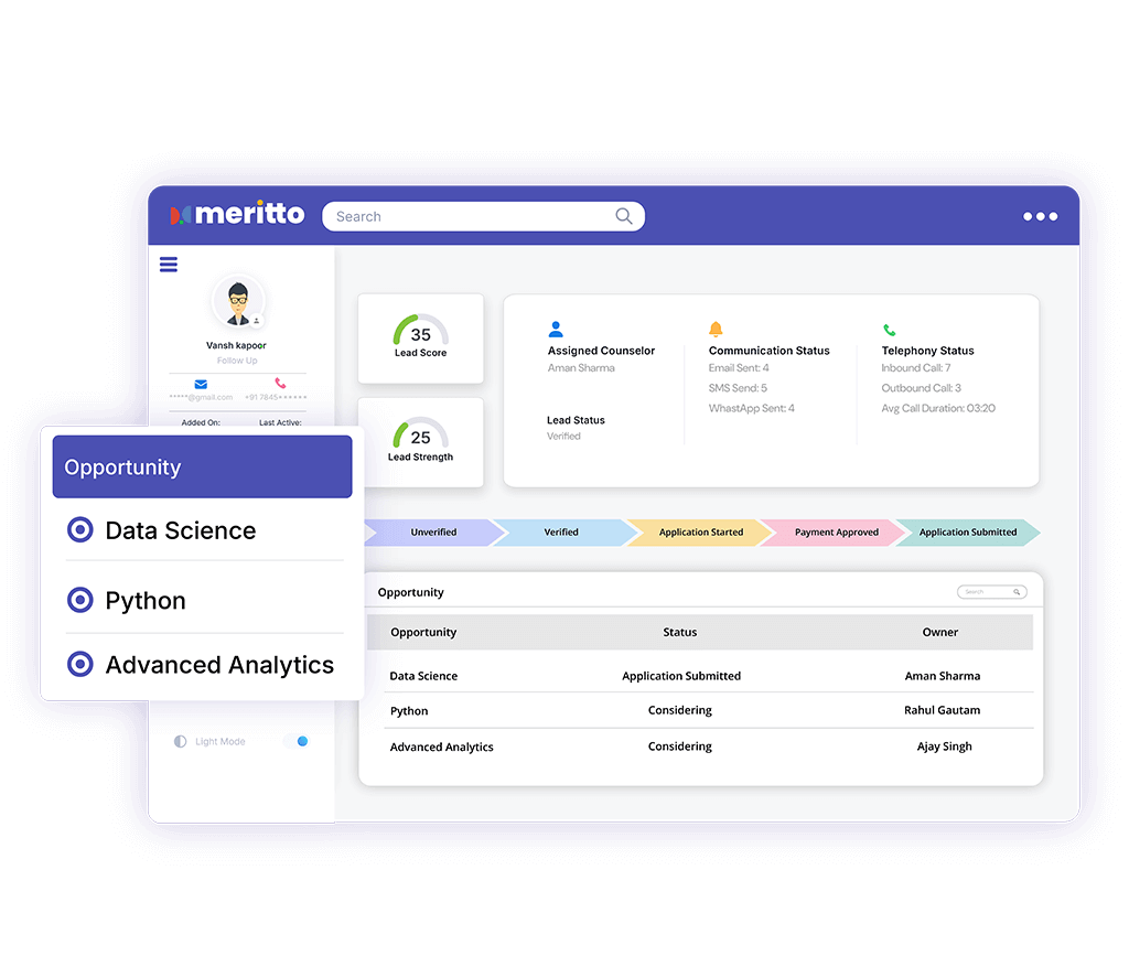 Maximize enrollments with Opportunity Manager