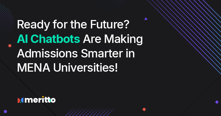 AI-powered chatbot providing student support in university admissions, enhancing engagement and streamlining processes in MENA.