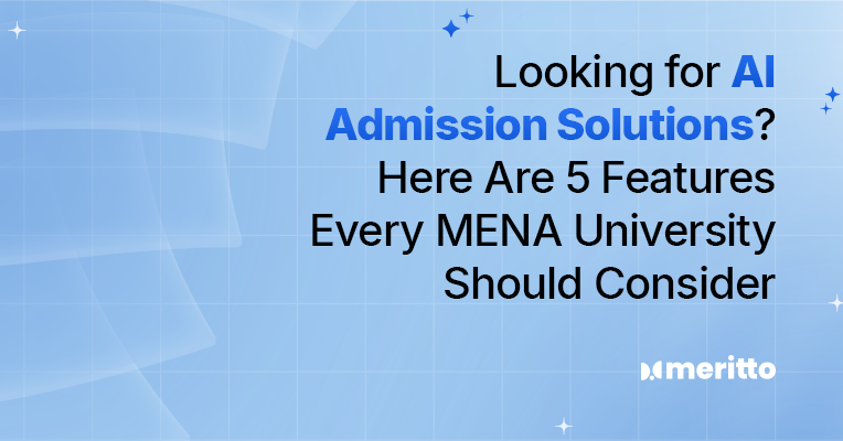AI-powered admission system streamlining student recruitment and engagement for MENA universities.