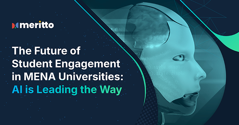 An AI-powered student engagement dashboard showcasing predictive insights and automated enrollment processes.