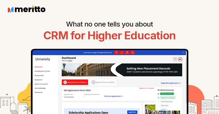Higher education team using Meritto CRM to streamline student admissions and engagement.