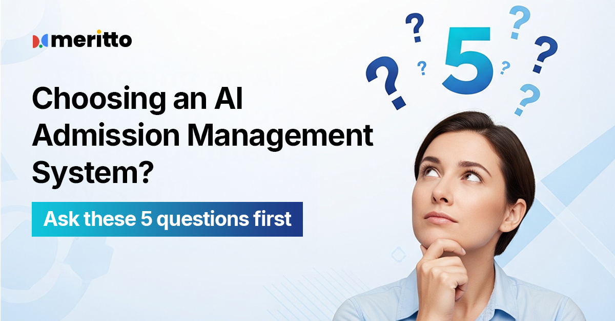 Dashboard of Meritto’s AI Admission Management System showing lead centralization and automated counselor allocation.