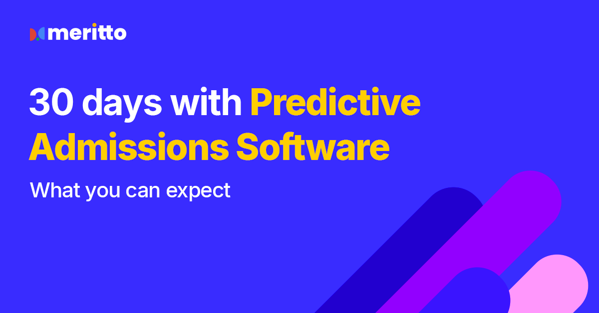 Predictive admissions software dashboard streamlining student enrollment workflows across education organizations.