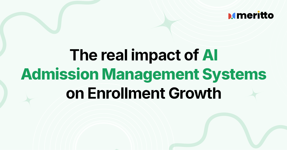 Dashboard of Meritto’s AI Powered Admission Software showing lead allocation and student journey automation