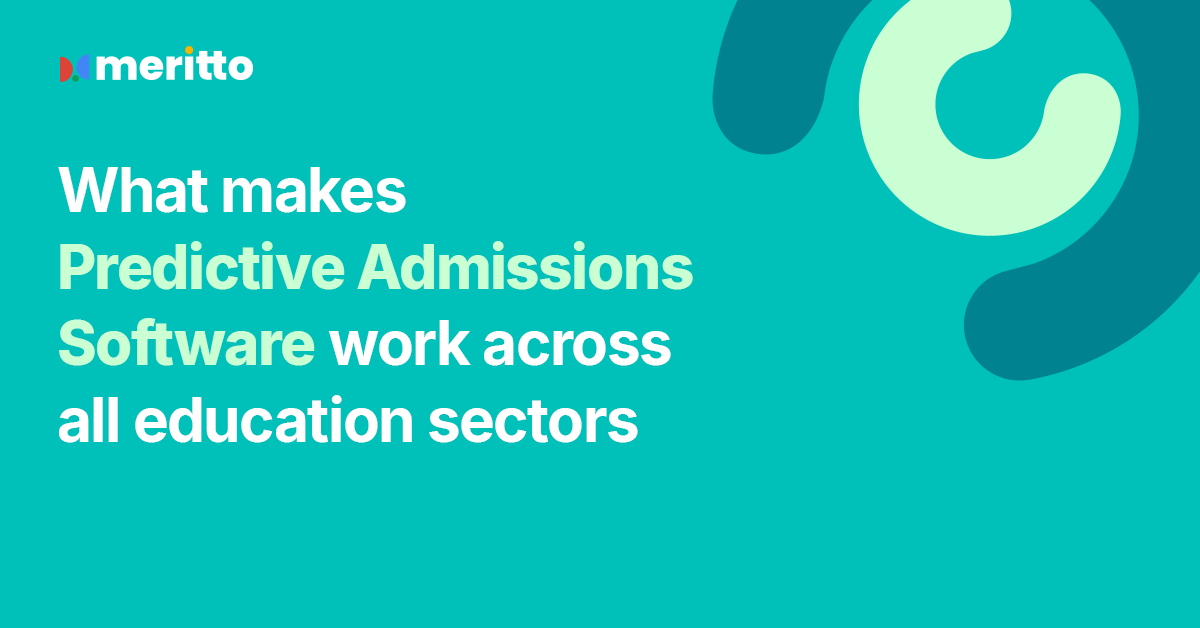 AI-powered predictive admissions software dashboard streamlining student enrollments across education sectors.