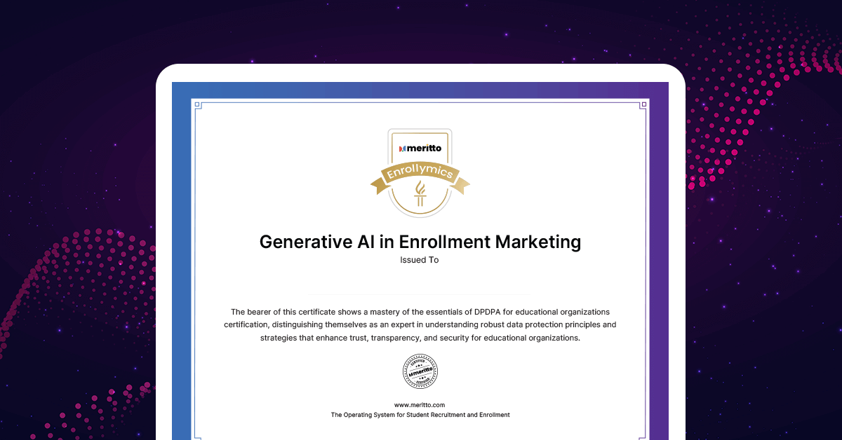 Generative AI in Enrollment Marketing