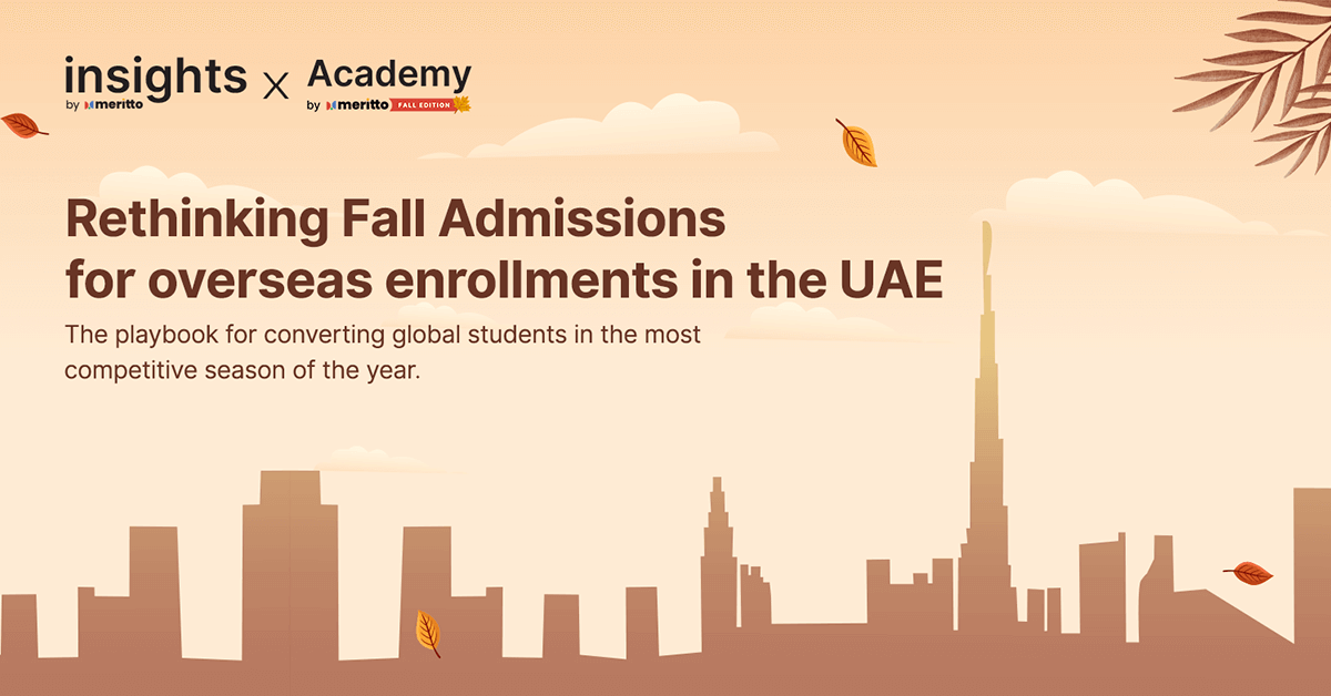 Rethinking Fall Admissions for overseas enrollments in the UAE