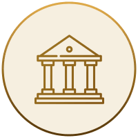 Governance and decision architecture icon