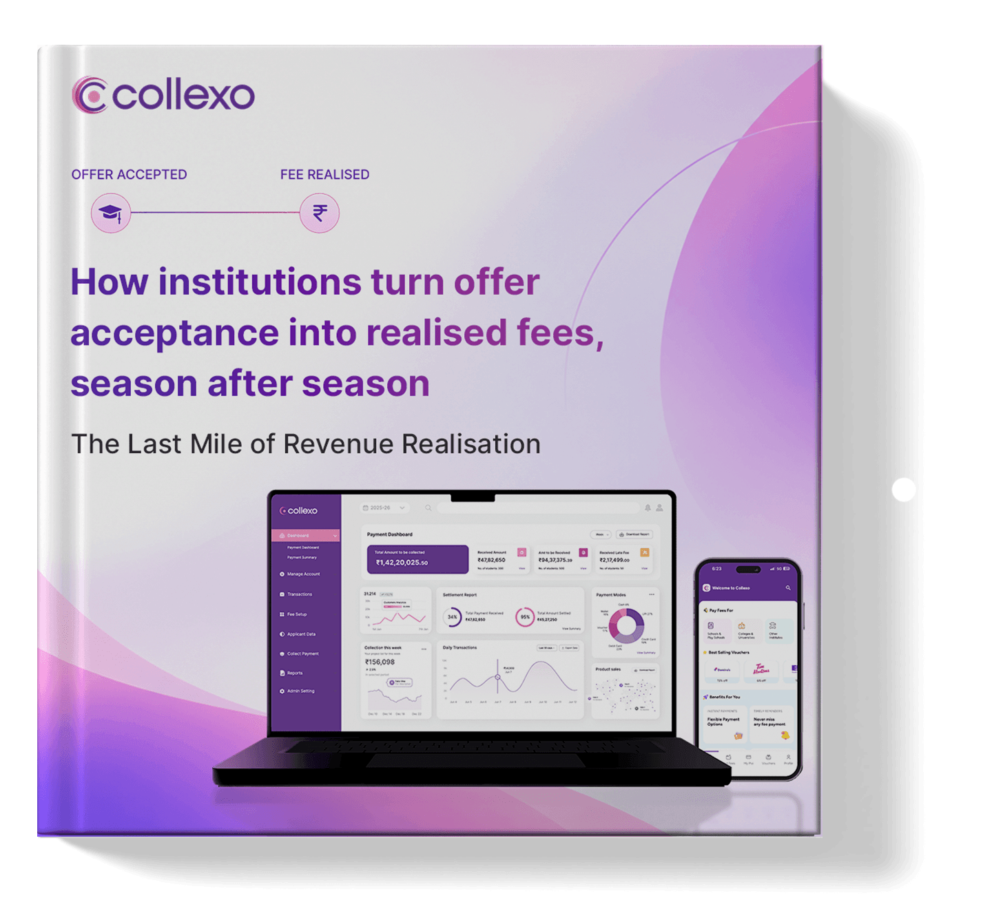 How institutions turn offer acceptance into realised fees, season after season